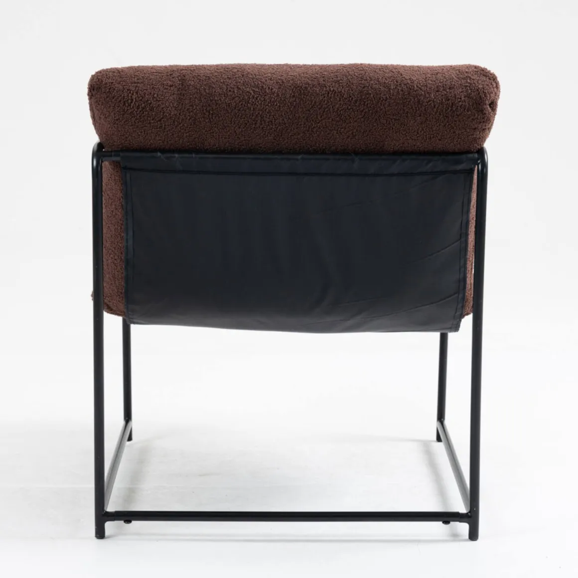 Poltrona Marrone Braccioli Peso Supportato 120 kg 61x67x75h cm, Materiale Struttura in Metallo - Appare