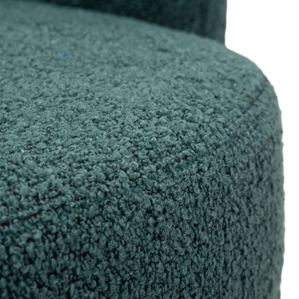 Poltrone > Dmora Poltrona Verde Ottanio Nero Base Girevole Braccioli 70x72x75h cm, Materiale Struttura in Legno Nobilitato - Morond Nero, Verde Ottanio