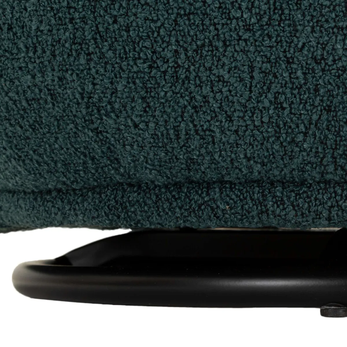 Poltrone > Dmora Poltrona Verde Ottanio Nero Base Girevole Braccioli 70x72x75h cm, Materiale Struttura in Legno Nobilitato - Morond Nero, Verde Ottanio