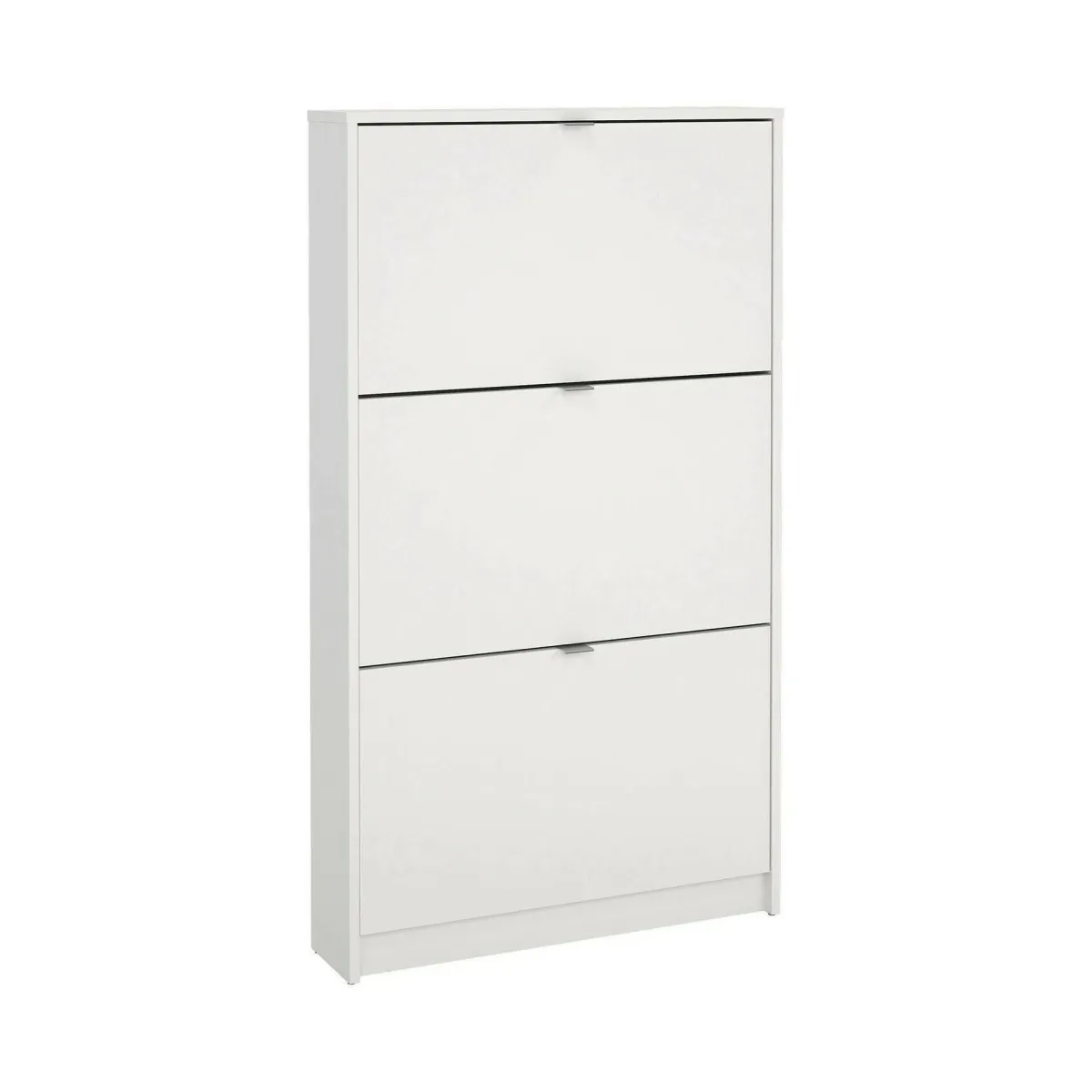 Scarpiere|Lavanderia > Dmora Porta scarpe 3 ante bianca 70x123h cm - Aran Bianco