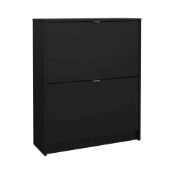 Porta scarpe 2 ante nera 70x85h cm - Larry