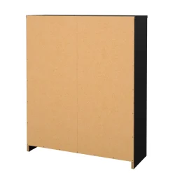 Porta scarpe 2 ante nera 70x85h cm - Larry