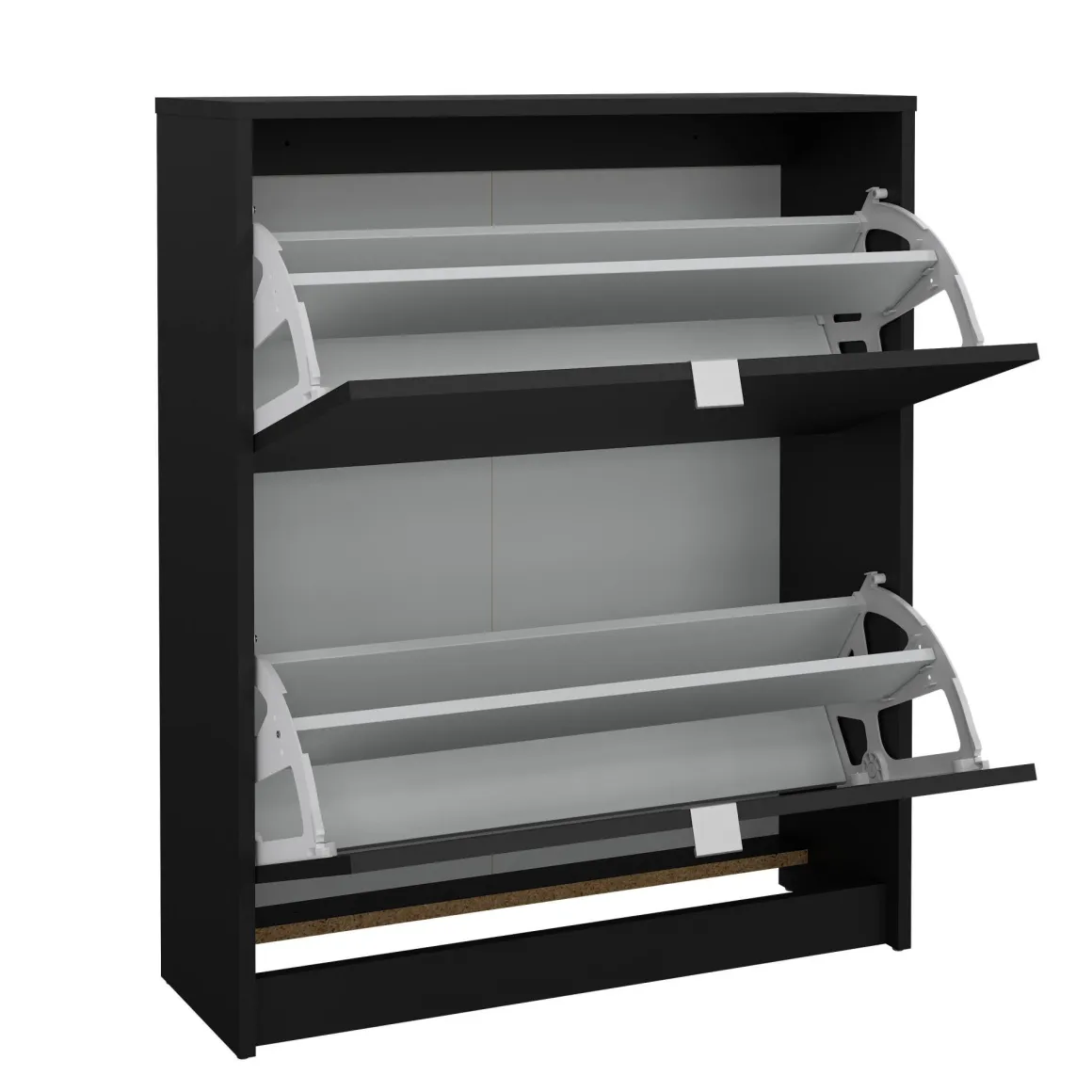 Porta scarpe 2 ante nera 70x85h cm - Larry