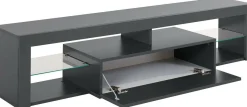 Porta TV antracite 160x40x35h cm in legno - Ivy
