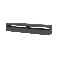 Salotto > Dmora Porta TV ardesia 200x45x36h cm 2 ante - Active Grigio Ardesia
