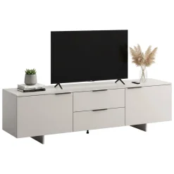 Porta TV beige 180x41x55h cm 2 ante e 2 cassetti - Cislago