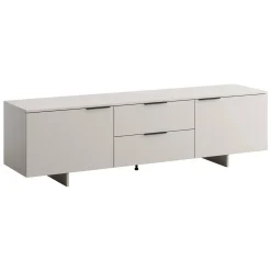 Porta TV beige 180x41x55h cm 2 ante e 2 cassetti - Cislago