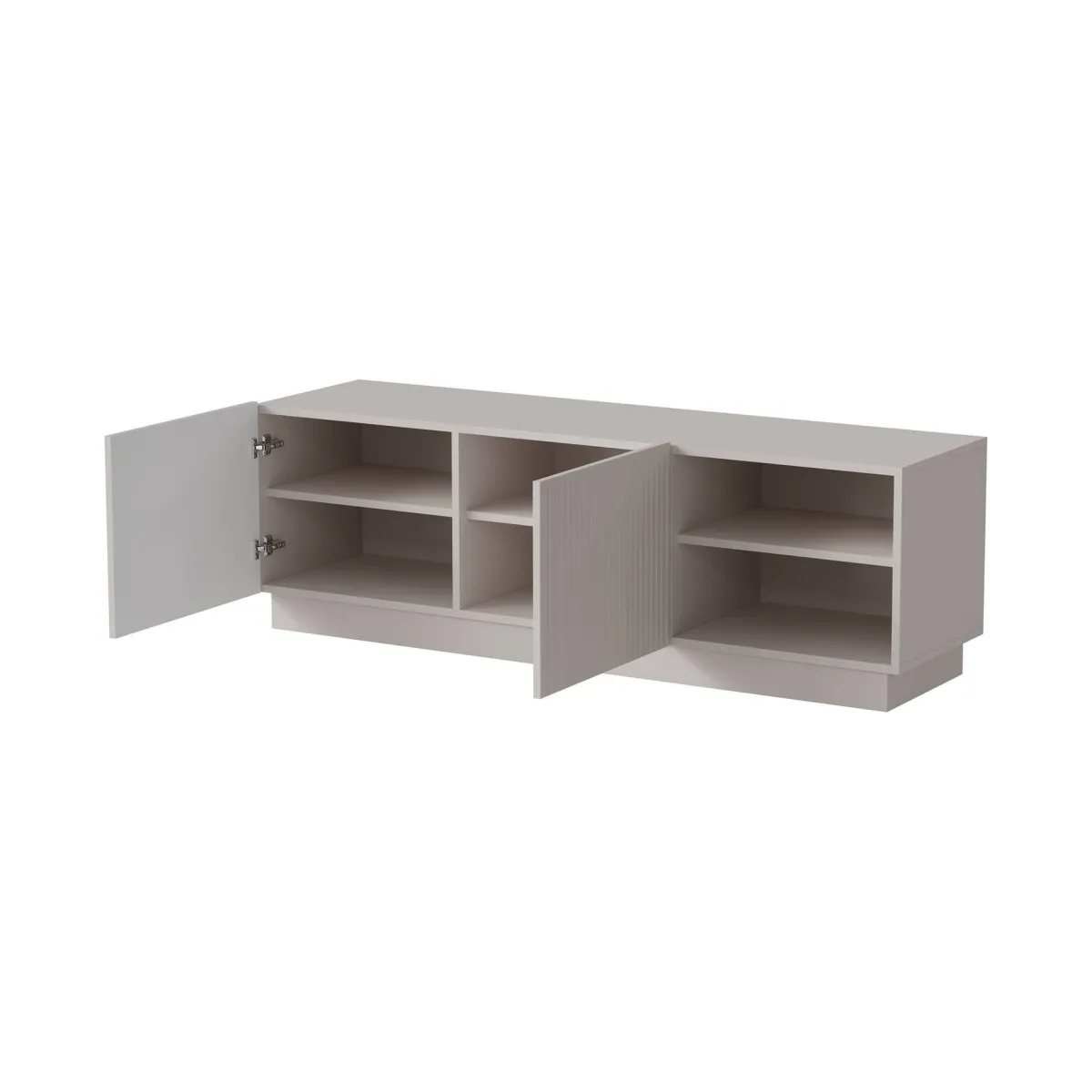 Mobili Porta Tv > Dmora Porta TV beige 150x40x48h cm 2 ante - Finita Beige Cashmere
