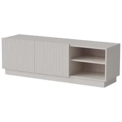 Mobili Porta Tv > Dmora Porta TV beige 150x40x48h cm 2 ante - Finita Beige Cashmere