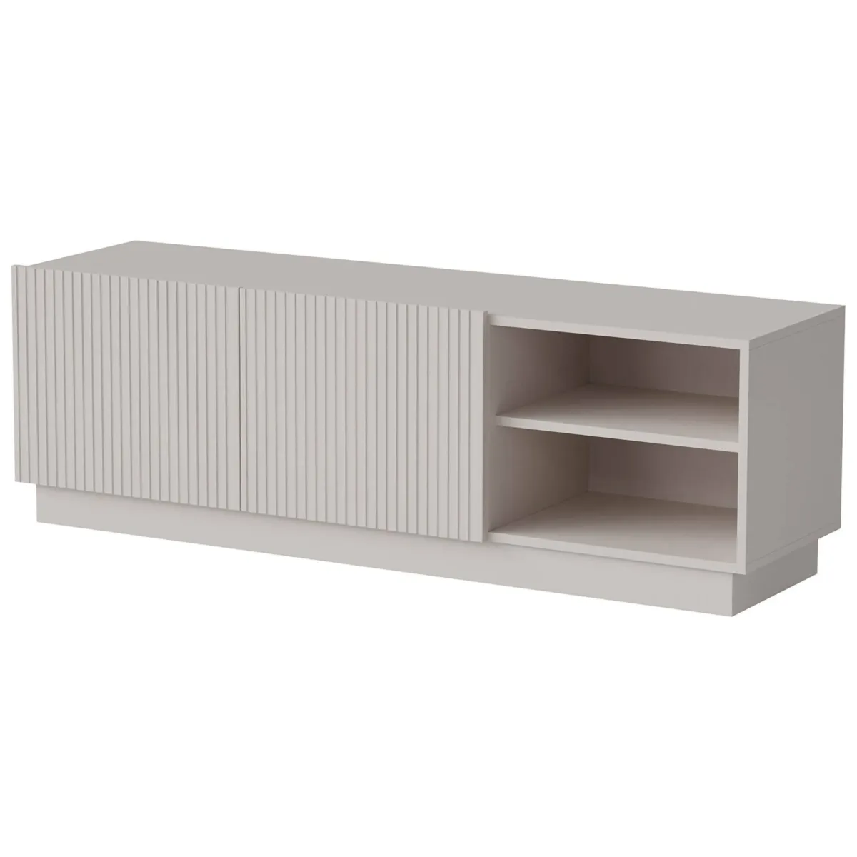 Mobili Porta Tv > Dmora Porta TV beige 150x40x48h cm 2 ante - Finita Beige Cashmere