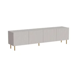 Mobili Porta Tv > Dmora Porta TV beige 200x42x52h cm 4 ante - Varenna Beige Cashmere