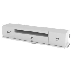 Porta TV bianco lucido 200x40x37h cm 3 ante - Amore