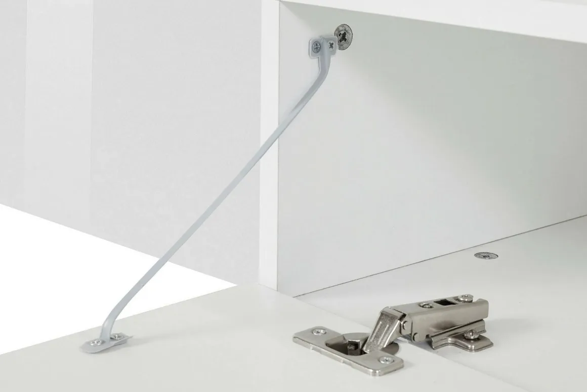 Porta TV bianco 240x40x35h cm 3 ante - Animali