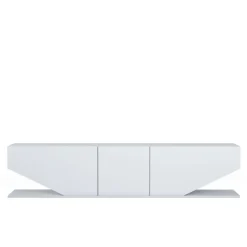 Porta TV bianco 180x30x40h cm 3 ante - Assorata