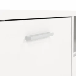 Porta TV bianco 147x39x38h cm 2 ante e 1 cassetto - Charo