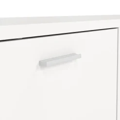 Porta TV bianco 177x39x38h cm 2 ante e 1 cassetto - Giaele