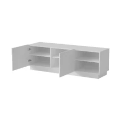 Mobili Porta Tv > Dmora Porta TV 150x40x48h cm 2 ante - Finita Bianco