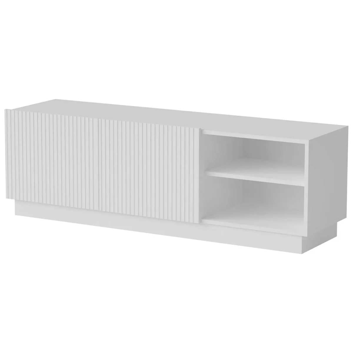 Mobili Porta Tv > Dmora Porta TV 150x40x48h cm 2 ante - Finita Bianco