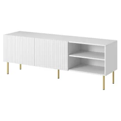 Porta TV bianco 150x42x52h cm 2 ante - Magnano