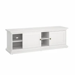 Mobili Porta Tv > Dmora Porta TV 149x41x50h cm 2 ante - Ziba Bianco