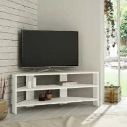 Porta TV bianco 110x36x45h cm in legno - Naypyidaw