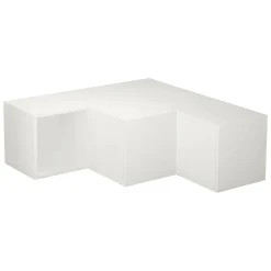 Mobili Porta Tv|Salotto > Dmora Porta TV 90x92x32h cm in legno - Fiorenza Bianco