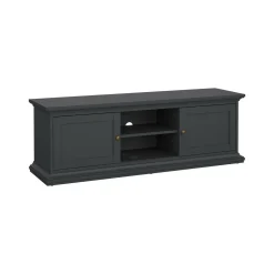 Porta TV grigio 149x41x50h cm 2 ante - Ziba