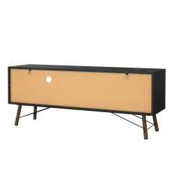 Porta TV nero,noce 150x40x59h cm in legno - Antoine