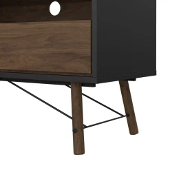 Porta TV nero,noce 150x40x59h cm in legno - Antoine