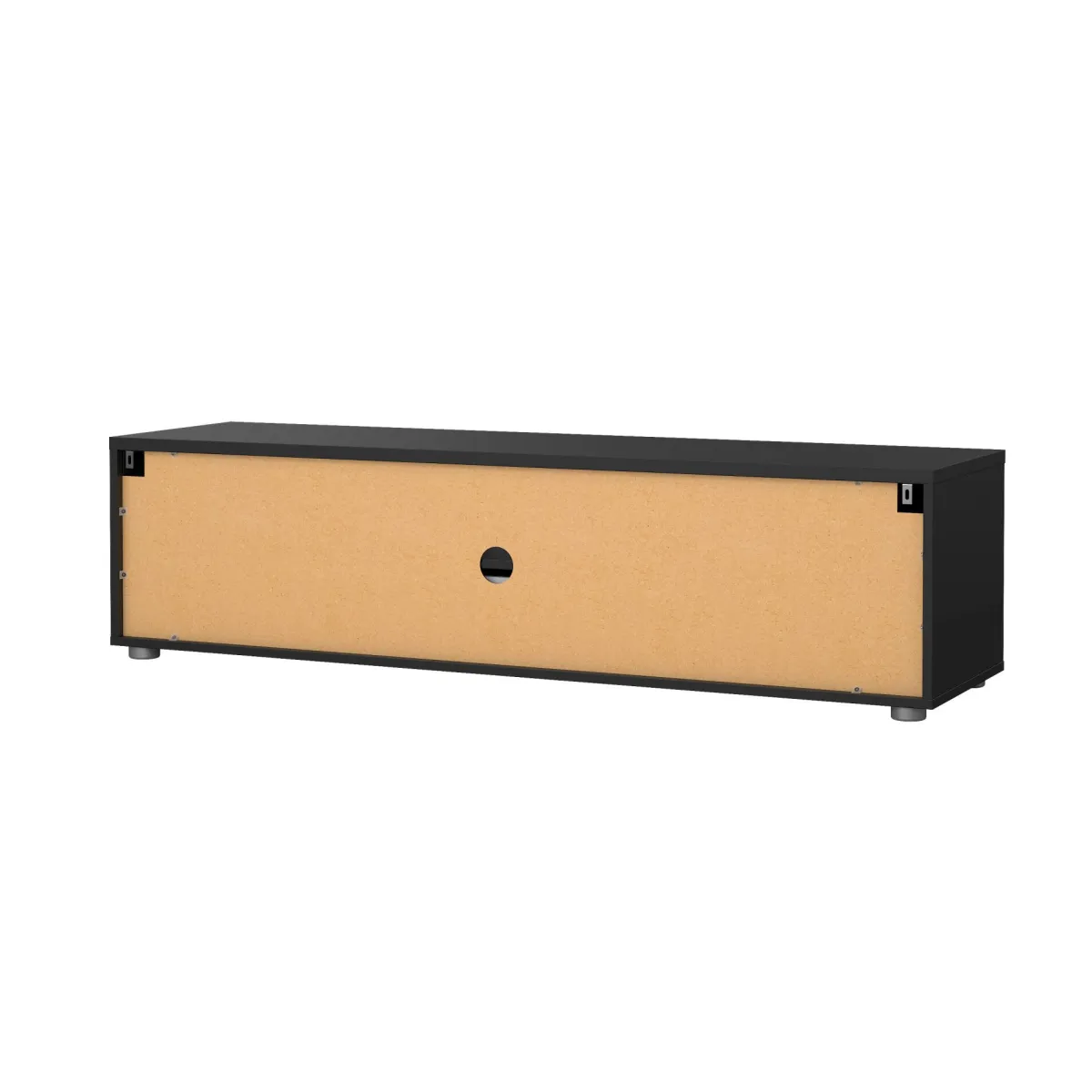 Mobili Porta Tv > Dmora Porta TV 147x39x38h cm 2 ante e 1 cassetto - Charo Nero