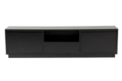 Mobili Porta Tv > Dmora Porta TV 160x29x42h cm 3 ante - Morrigan Nero