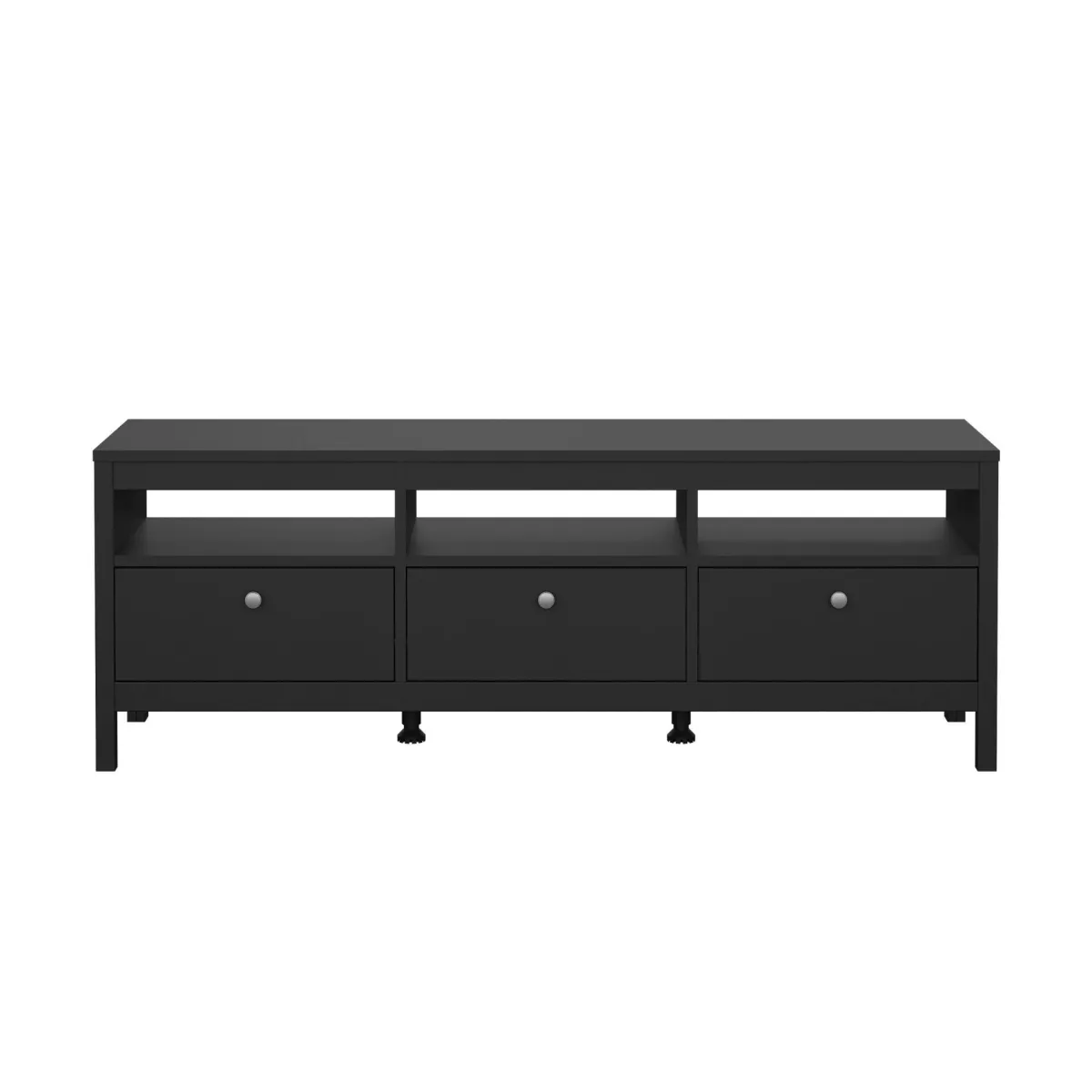 Mobili Porta Tv > Dmora Porta TV 151x38x54h cm in legno - Astana Nero