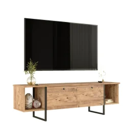 Porta TV quercia 160x40x47h cm 2 ante - Barzana
