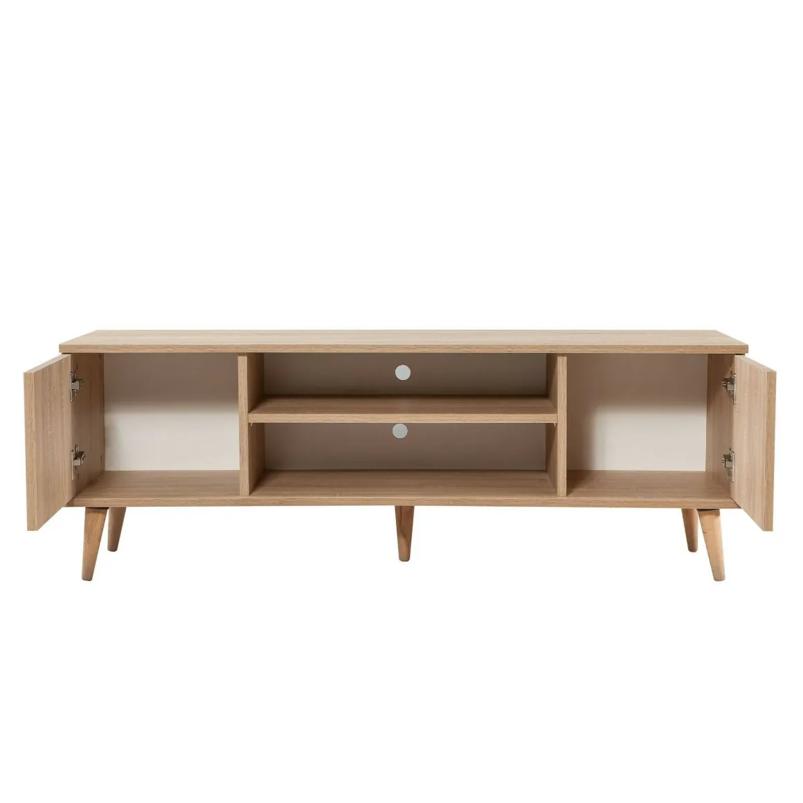 Porta TV quercia 140x40x50h cm 2 ante - Enrica