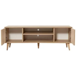 Porta TV quercia 140x40x50h cm 2 ante - Enrica