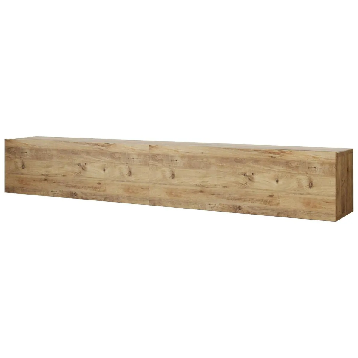 Mobili Porta Tv|Salotto > Dmora Porta TV quercia 180x31x29h cm 2 ante - Pavone Marrone Quercia