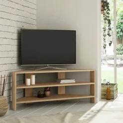 Porta TV quercia 114x36x45h cm in legno - Centauro