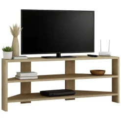 Porta TV quercia 114x36x45h cm in legno - Centauro