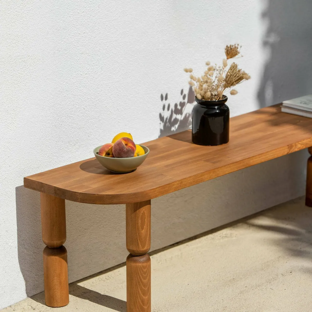 Mobili Porta Tv|Salotto > Dmora Porta TV quercia 140x35x40h cm in legno - Fengshen Marrone Quercia