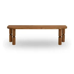 Mobili Porta Tv|Salotto > Dmora Porta TV quercia 140x35x40h cm in legno - Fengshen Marrone Quercia