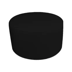 Pouf cilindrico nero 79x79x42h cm - Anacapri