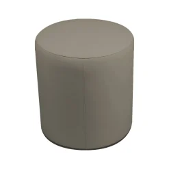 Pouf > Dmora Pouf cilindrico tortora 40x40x42h cm - Lisboa Grigio Tortora