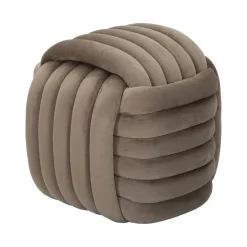 Pouf > Dmora Pouf cubico 45x45x45h cm - Bozzente Grigio