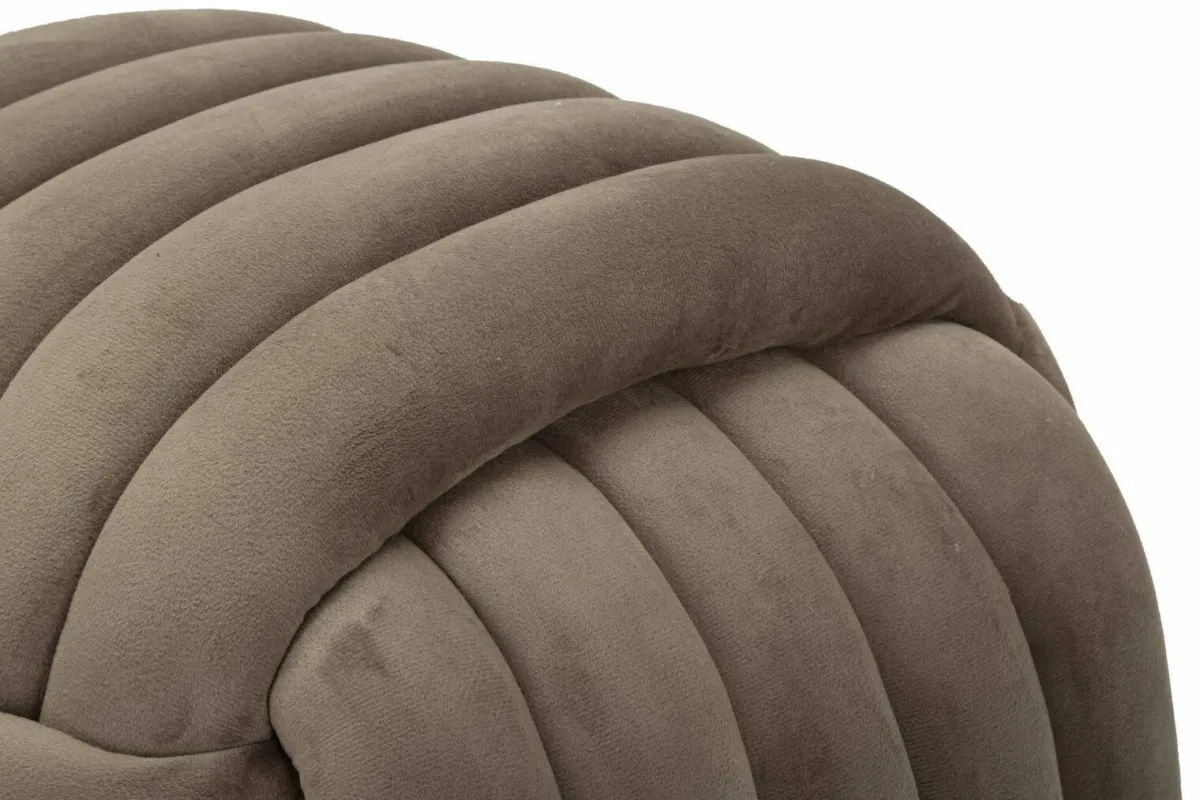 Pouf > Dmora Pouf cubico 45x45x45h cm - Bozzente Grigio