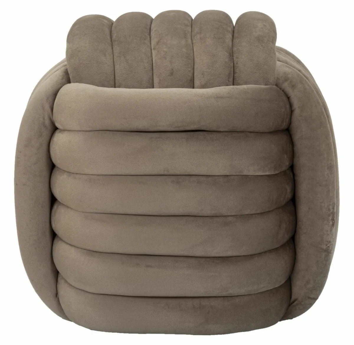 Pouf > Dmora Pouf cubico 45x45x45h cm - Bozzente Grigio
