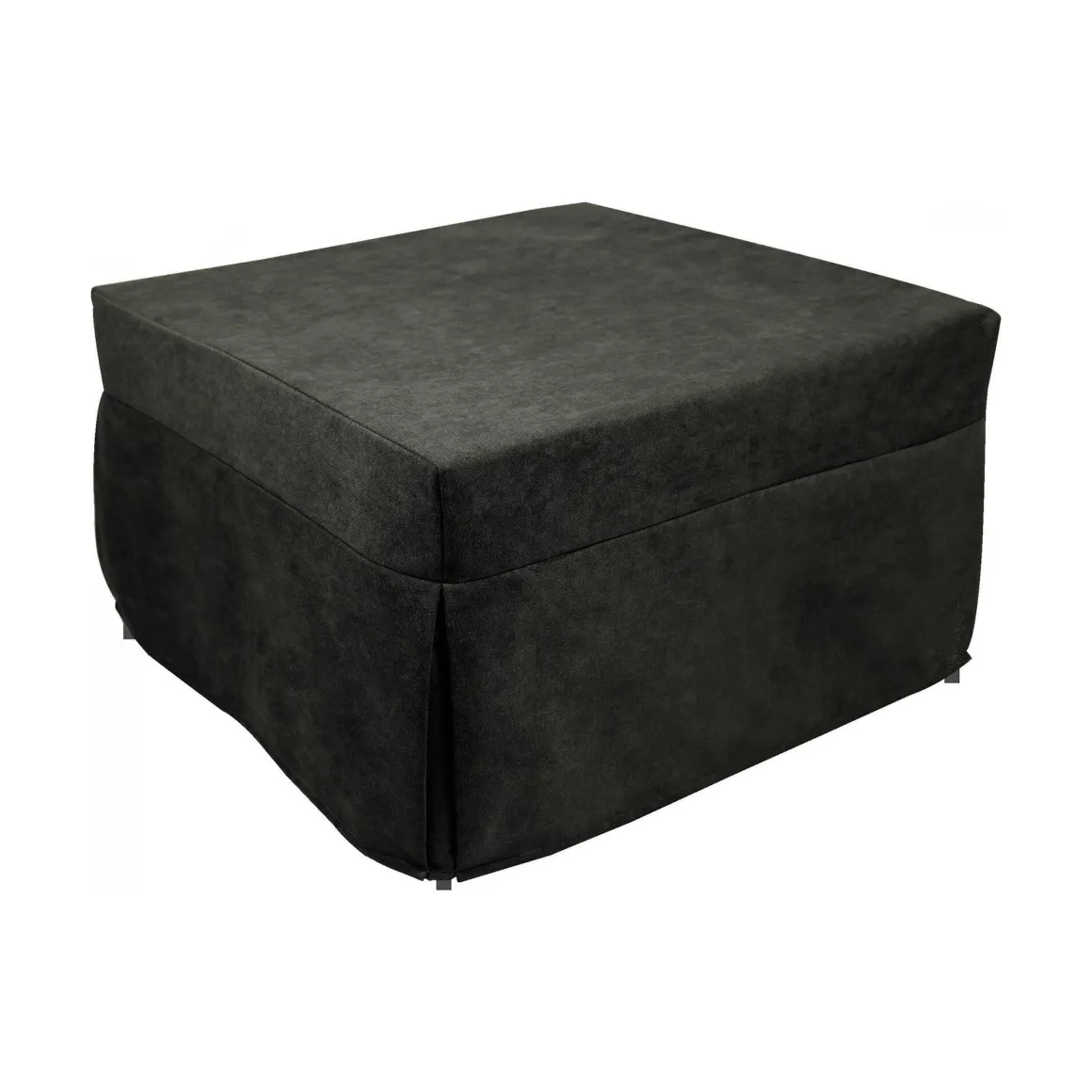 Pouf cubico grigio 78x78x45h cm - letto Arno