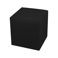 Pouf cubico nero 40x40x42h cm - Accumoli
