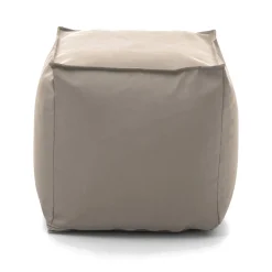 Salotto|Pouf > Dmora Pouf imbottito 45x45x45h cm - Aron Beige