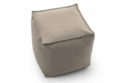 Salotto|Pouf > Dmora Pouf imbottito 45x45x45h cm - Aron Beige