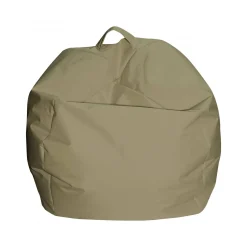 Pouf imbottito beige 65x65x50h cm - Ascia